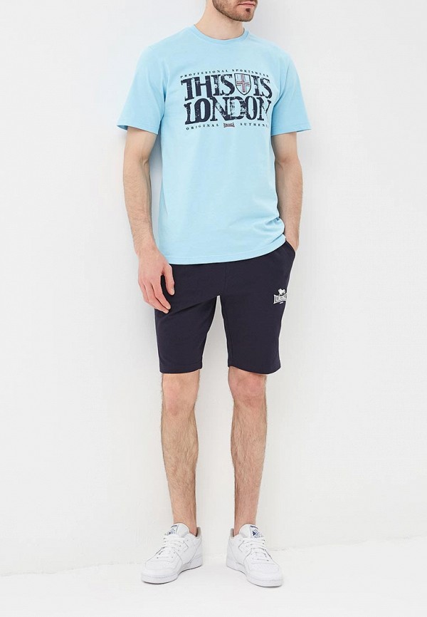 

Футболка Lonsdale; Lonsdale LO789EMBIQX0, Голубой