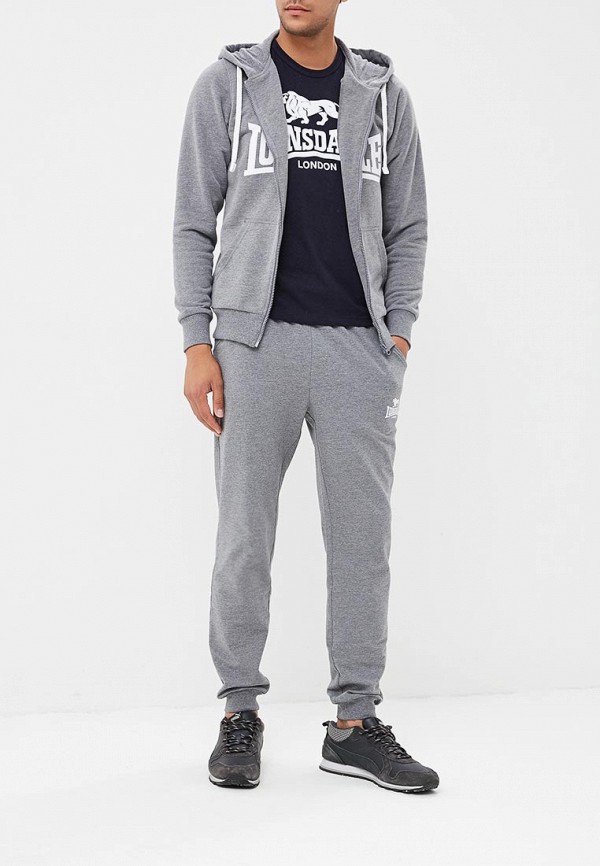

Толстовка Lonsdale; Lonsdale LO789EMBVRI0, Серый