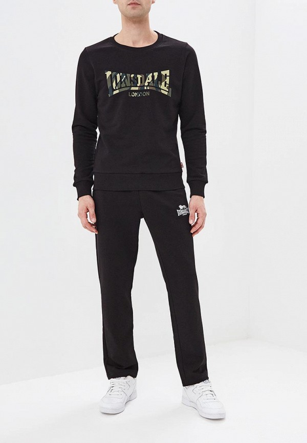 

Свитшот Lonsdale, Черный, Lonsdale LO789EMDETF0