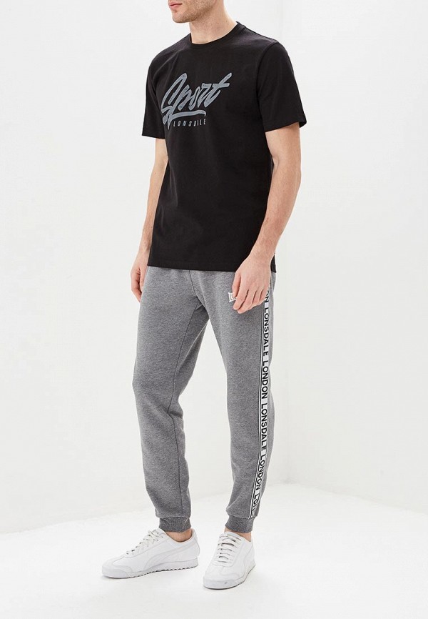 

Футболка Lonsdale; Lonsdale LO789EMDLVC0, Черный