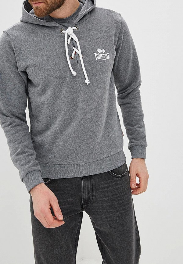 

Худи Lonsdale, Серый, Lonsdale LO789EMDZNY8