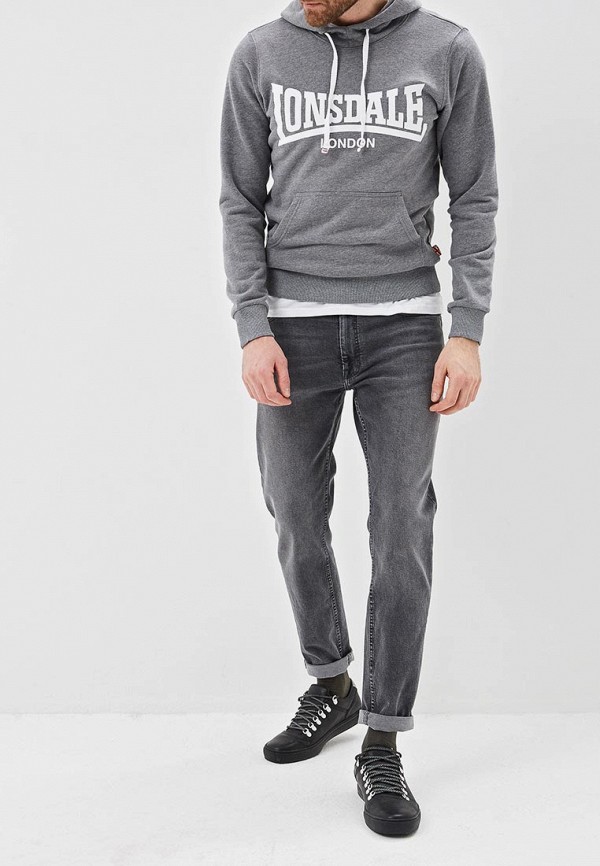 

Худи Lonsdale; Lonsdale LO789EMDZOB5, Серый