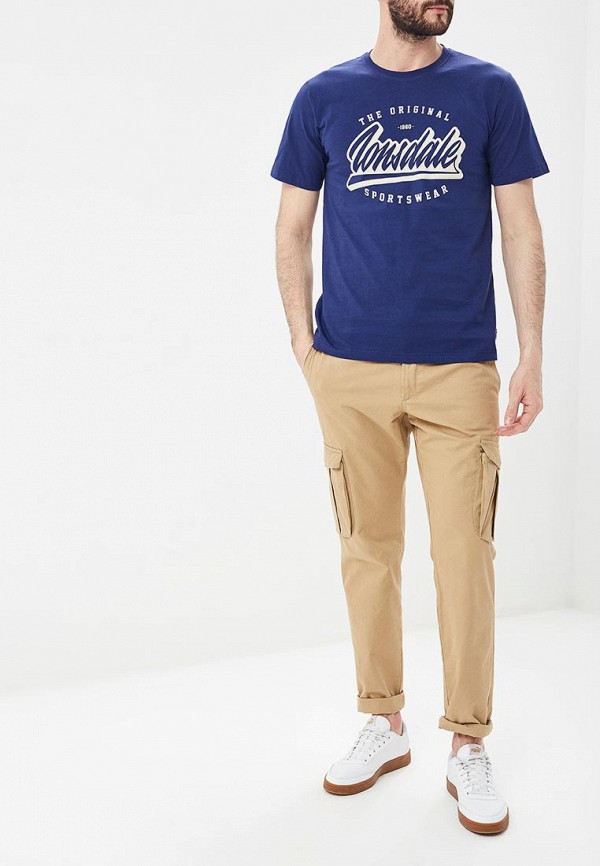 

Футболка Lonsdale; Lonsdale LO789EMETCY8, Синий