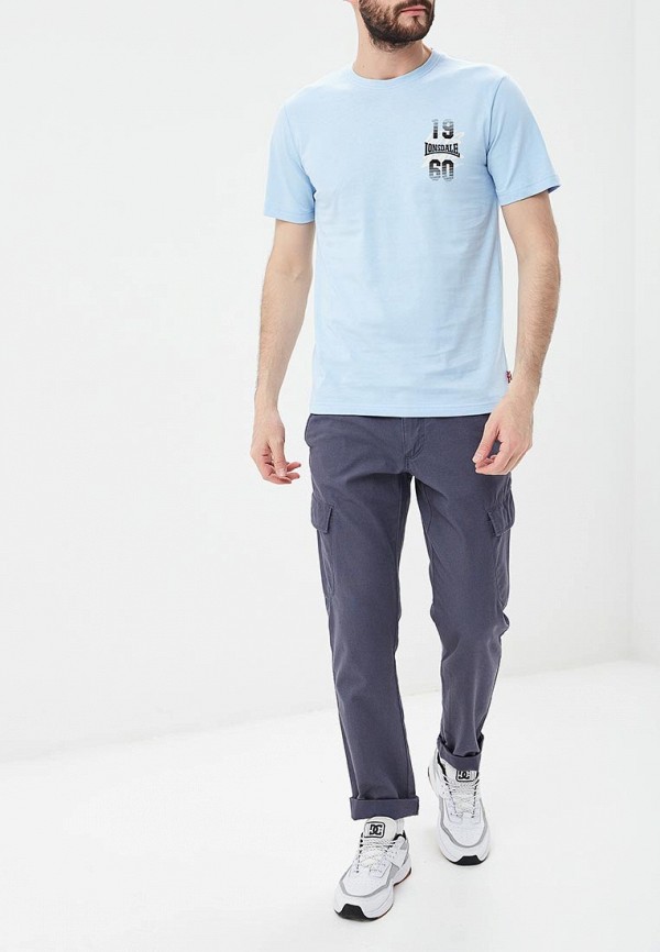 

Футболка Lonsdale, Голубой, Lonsdale LO789EMETCZ5