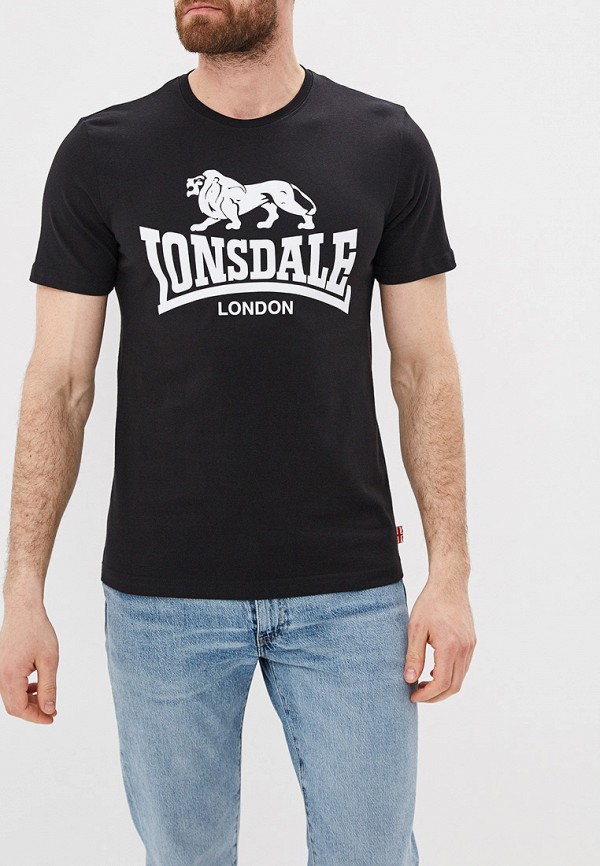 

Футболка Lonsdale, Черный, Lonsdale LO789EMFDSI5