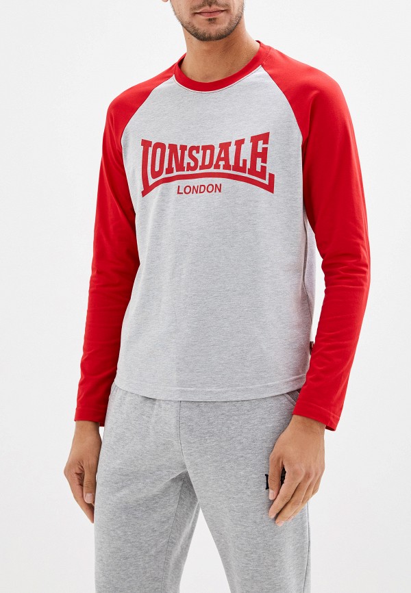 

Лонгслив Lonsdale, Серый