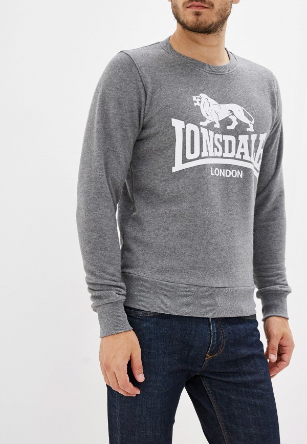 

Свитшот Lonsdale, Серый, Lonsdale LO789EMGPPS3