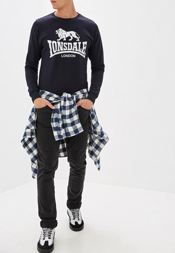 

Свитшот Lonsdale, Черный, Lonsdale LO789EMGPPS5