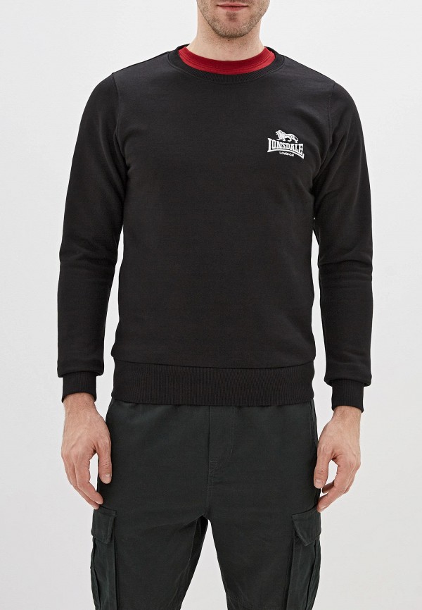 

Свитшот Lonsdale, Черный, Lonsdale LO789EMHHLX6