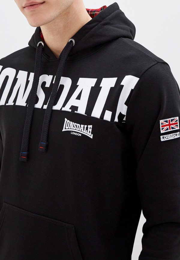 

Худи Lonsdale, Черный, Lonsdale LO789EMHVYS7