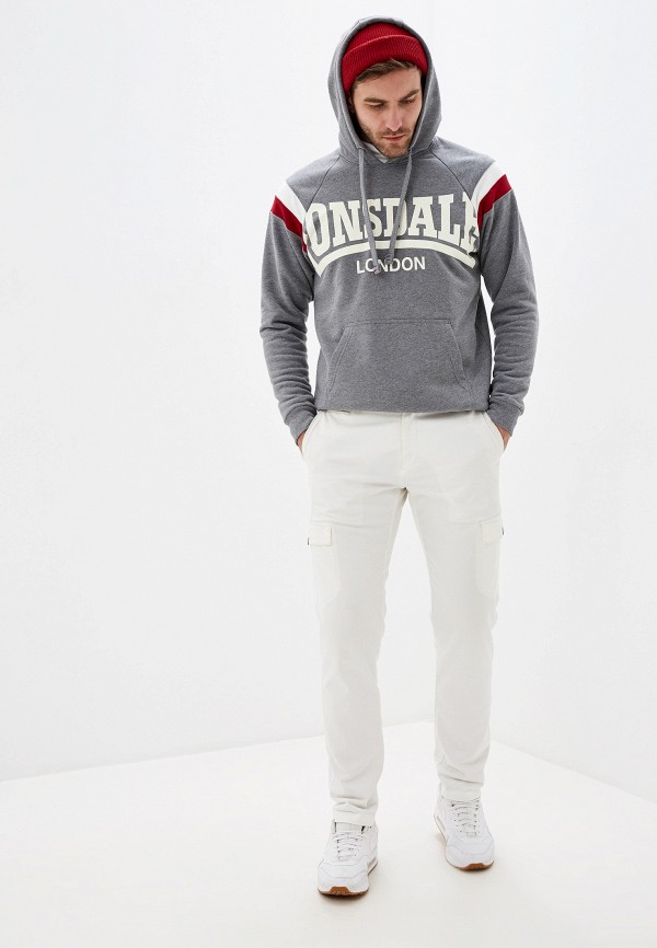 

Худи Lonsdale, Серый, Lonsdale LO789EMHVYT1