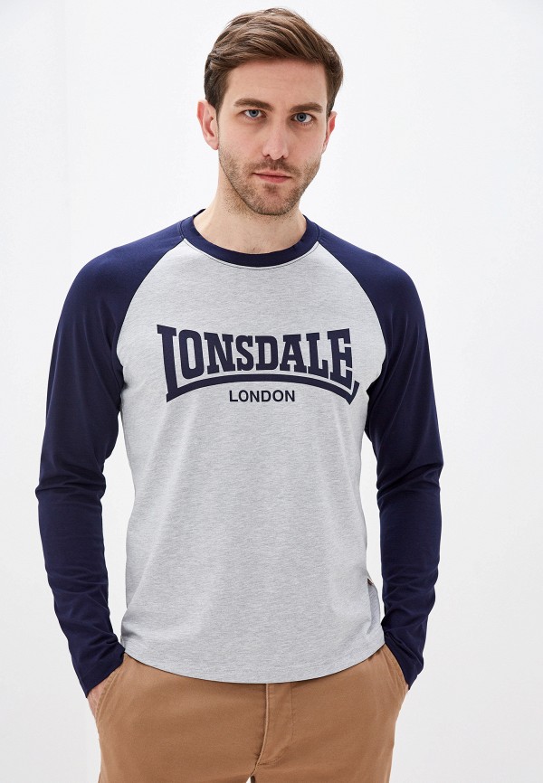 

Лонгслив Lonsdale, Серый