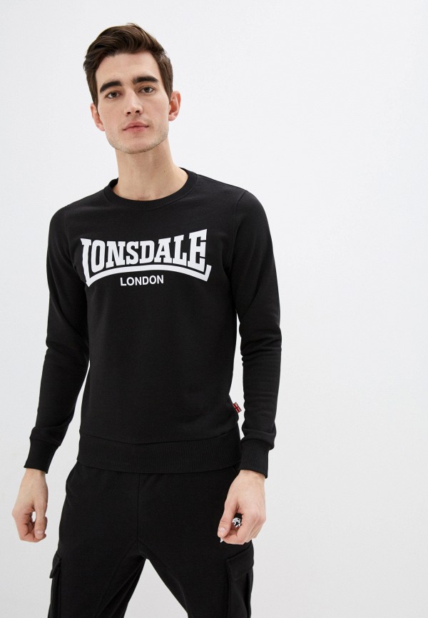 

Свитшот Lonsdale, Черный, Lonsdale LO789EMIEQZ0