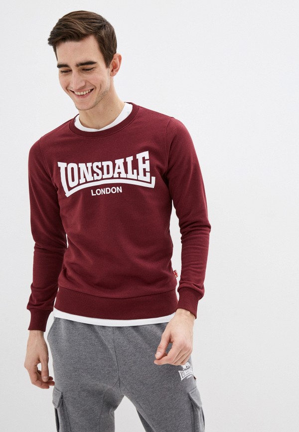 

Свитшот Lonsdale, Бордовый
