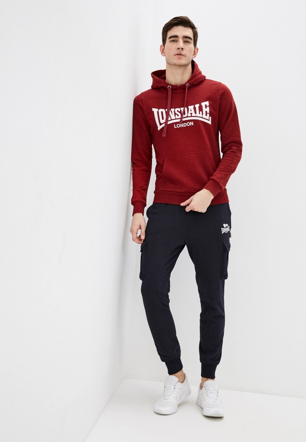 

Худи Lonsdale, Бордовый, Lonsdale LO789EMIEQZ9