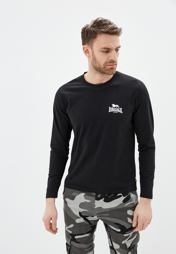 

Лонгслив Lonsdale, Черный, Lonsdale LO789EMITHI2