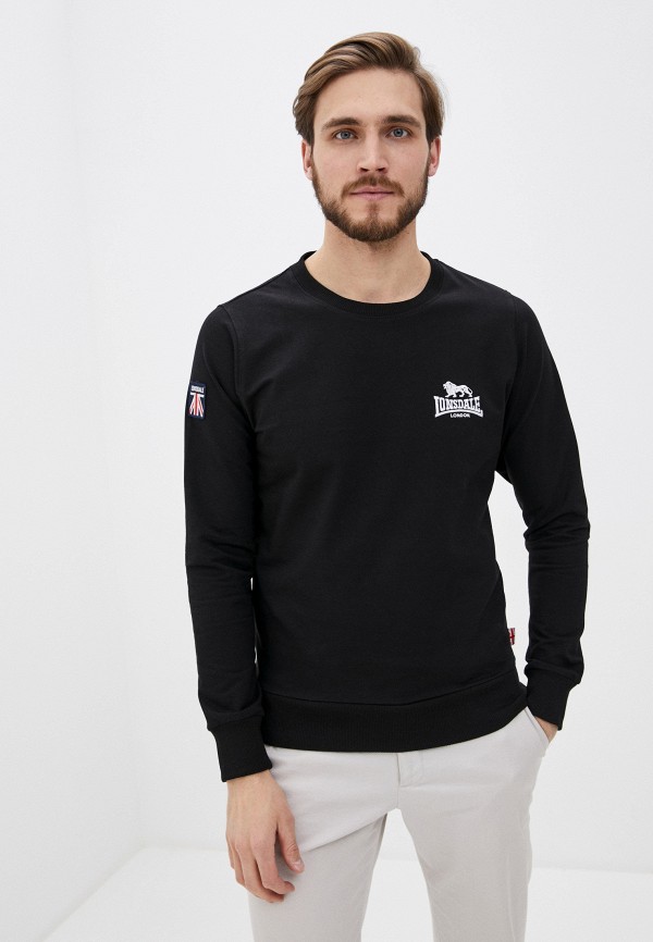 

Свитшот Lonsdale, Черный, Lonsdale LO789EMJBVJ9