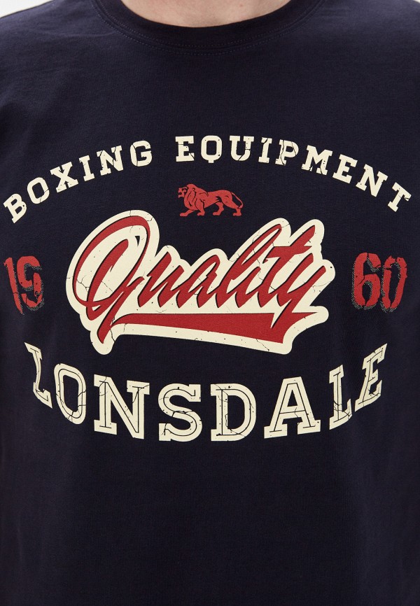 

Футболка Lonsdale, Синий, Lonsdale LO789EMJBVK7