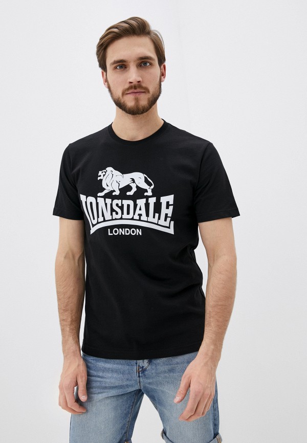 

Футболка Lonsdale, Черный, Lonsdale LO789EMJBVL7