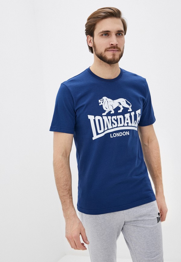 

Футболка Lonsdale, Синий, Lonsdale LO789EMJBVM0