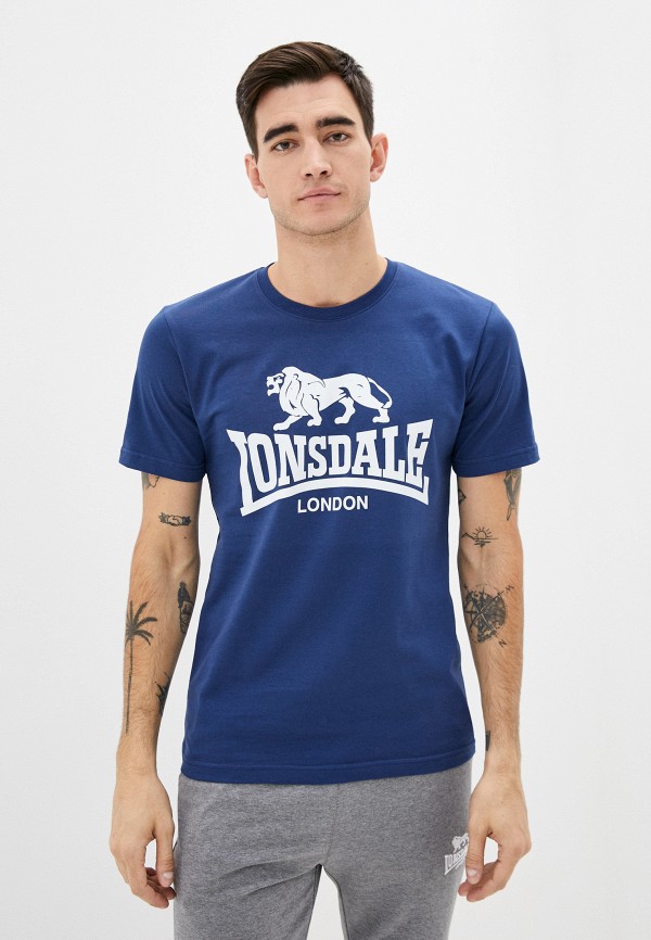 

Футболка Lonsdale, Синий, Lonsdale LO789EMKPPB4
