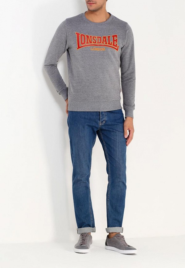 

Свитшот Lonsdale; Lonsdale LO789EMUIC39, Серый