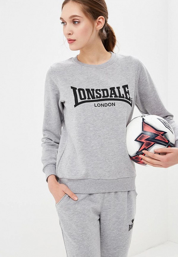 

Свитшот Lonsdale, Серый