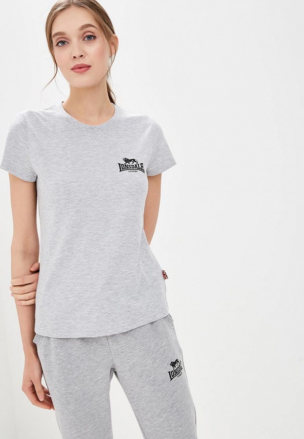 

Футболка Lonsdale, Lonsdale LO789EWBVRK1, Серый
