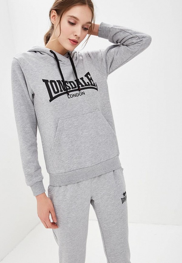 

Худи Lonsdale, Lonsdale LO789EWBVRL1, Серый