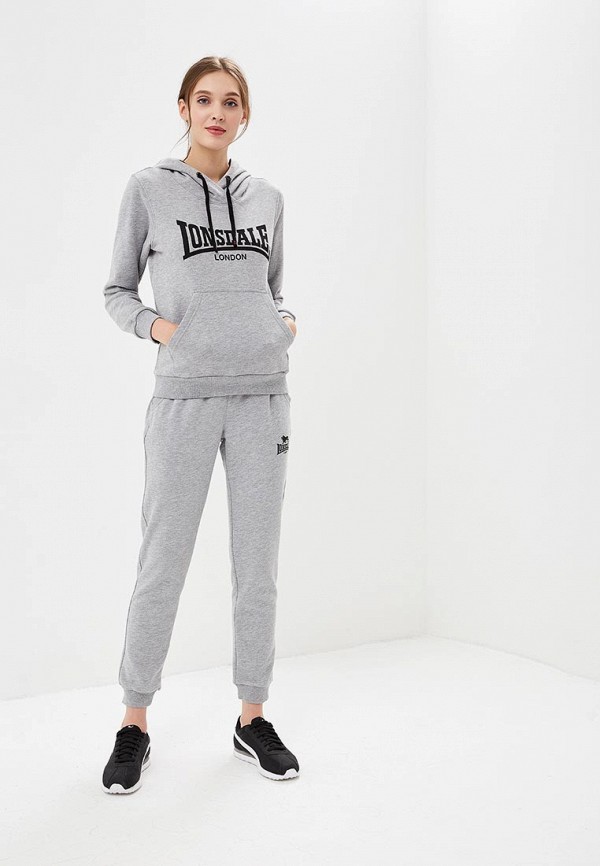 

Худи Lonsdale; Lonsdale LO789EWBVRL1, Серый