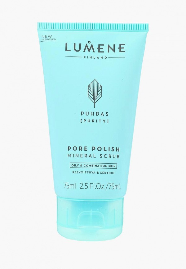 

Скраб для лица Lumene, Прозрачный, Очищающий поры минеральный, 75 мл