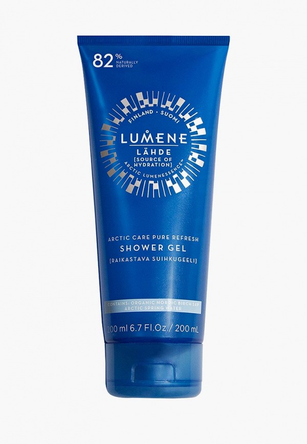 

Гель для душа Lumene, Белый, Lahde Очищающий освежающий, 200 мл