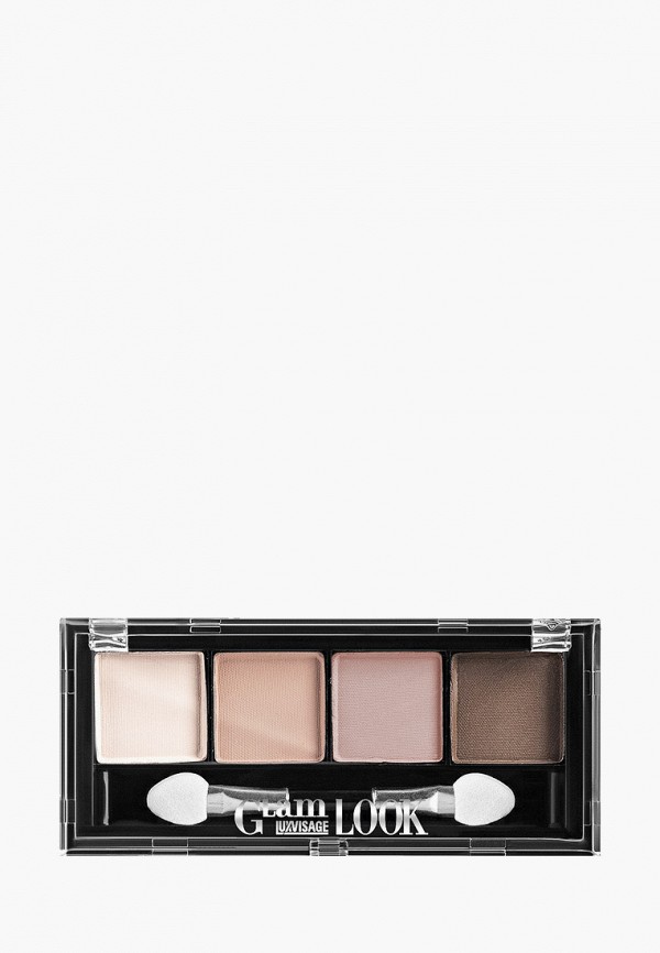 

Тени для век Luxvisage, Бежевый, Glam Look 4-х цветные, тон 6