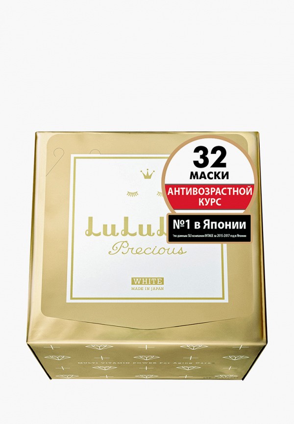 

Набор масок для лица LuLuLun, антивозрастастная увлажняющая и выравнивающая тон Face Mask Precious White 32 620г, Прозрачный