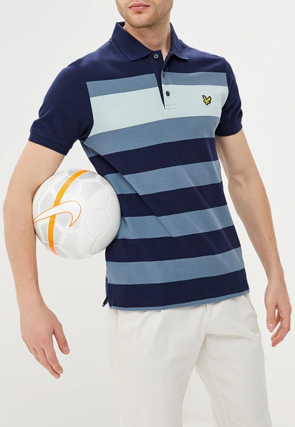 

Поло Lyle & Scott, Синий