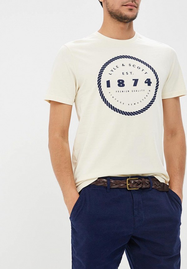 

Футболка Lyle & Scott, Бежевый