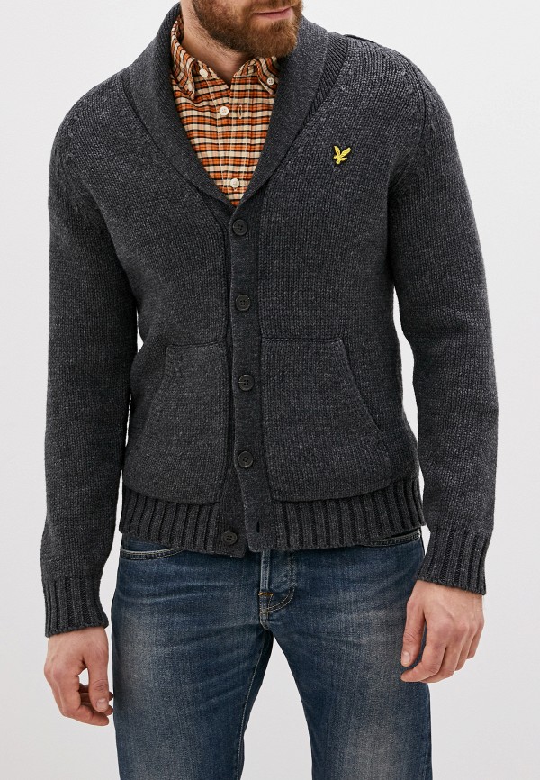 

Кардиган Lyle & Scott, Серый