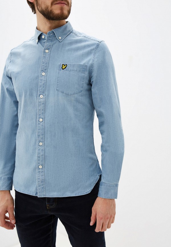 

Рубашка джинсовая Lyle & Scott, Голубой, Lyle & Scott LY001EMGRSI4