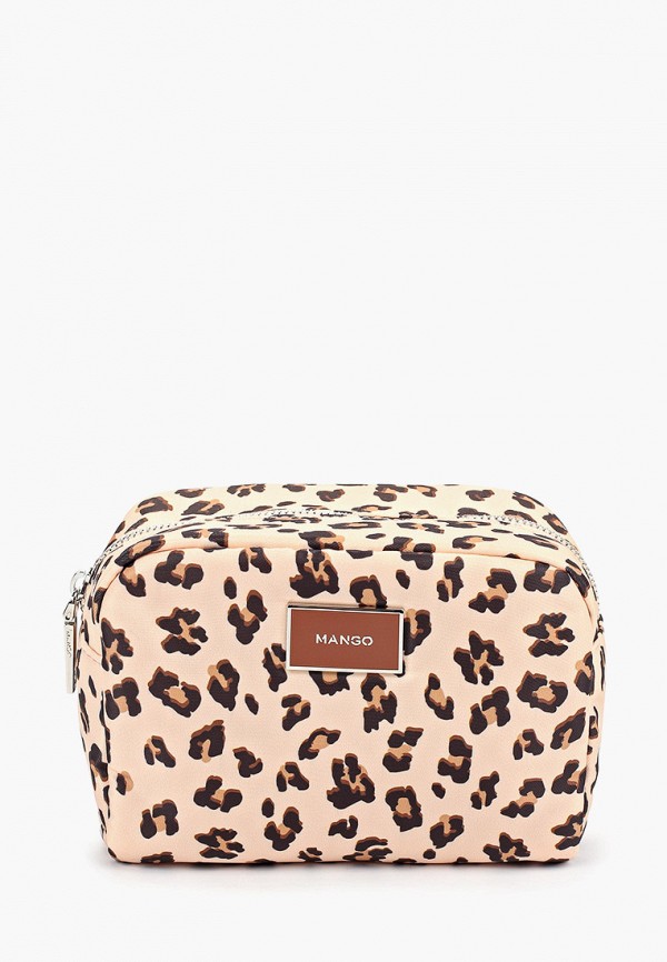 

Косметичка Mango, M LEOPARD, Бежевый
