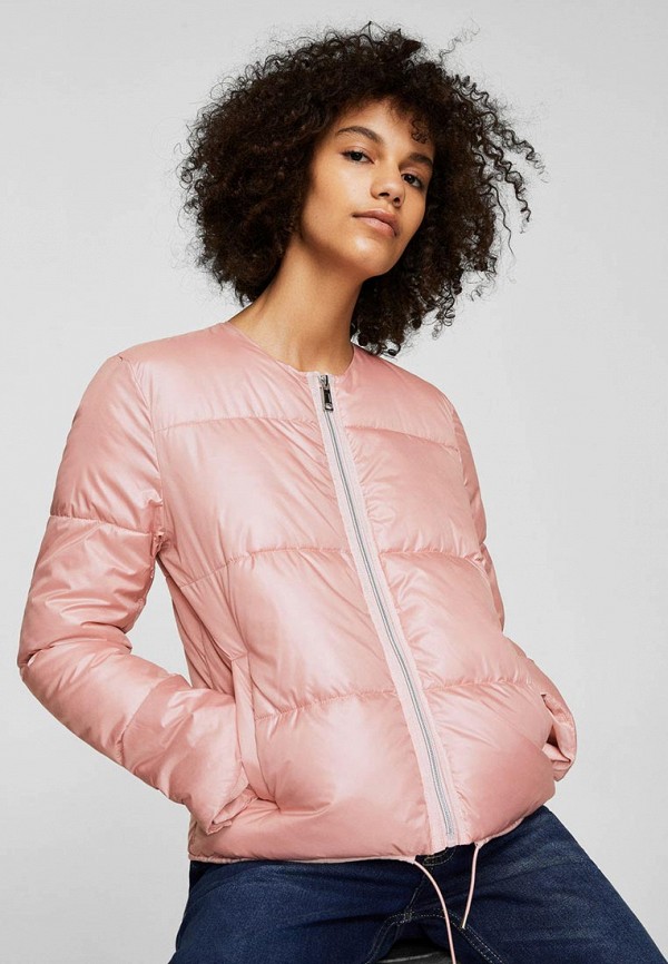 

Куртка утепленная Mango, Розовый