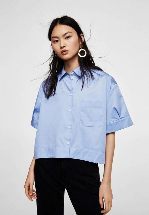 

Рубашка Mango, Голубой