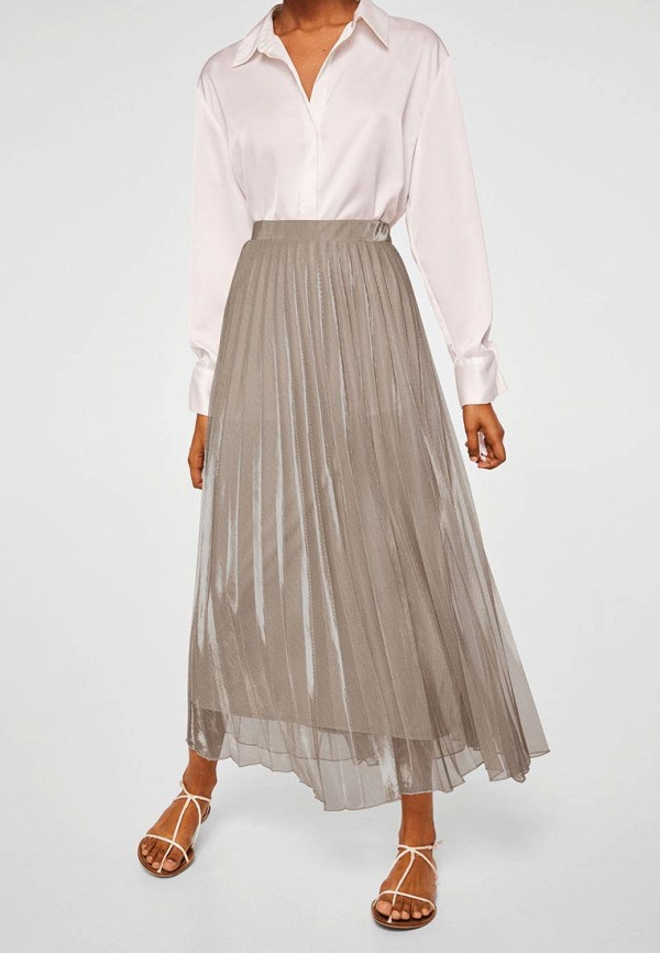 

Юбка Mango, Бежевый