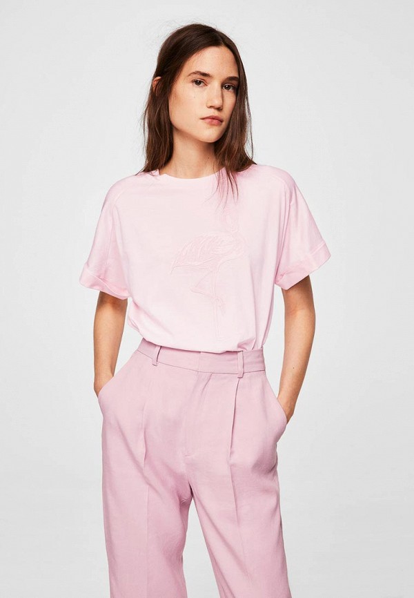 

Футболка Mango, Розовый