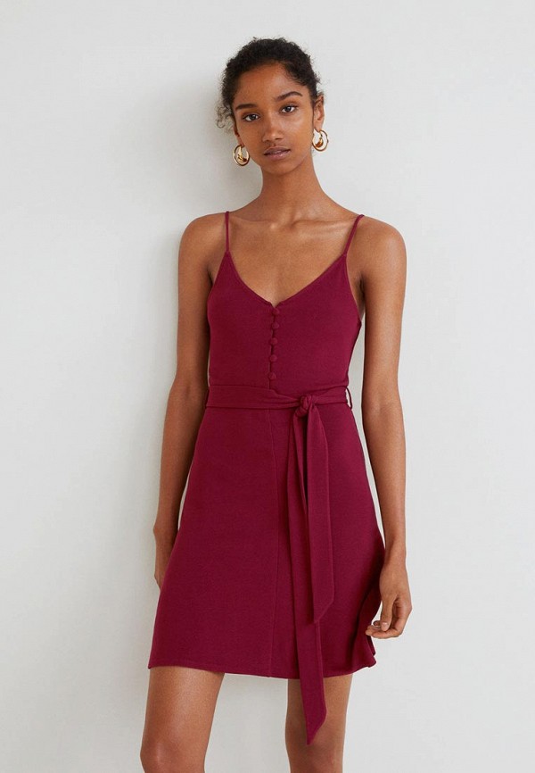 

Платье Mango, Бордовый