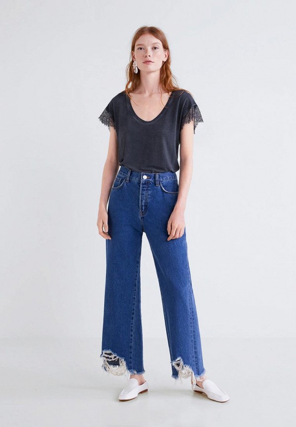 

Футболка Mango, Серый