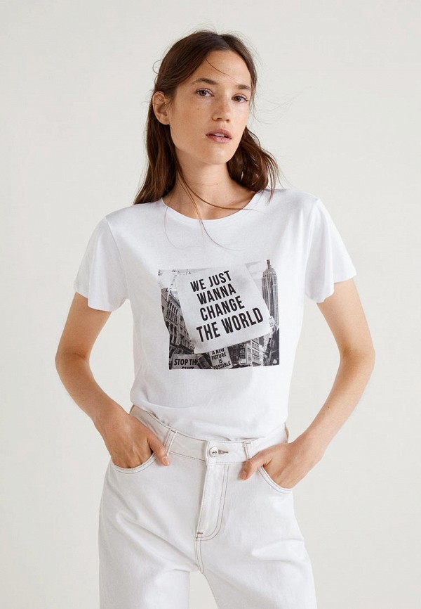 

Футболка Mango, Белый