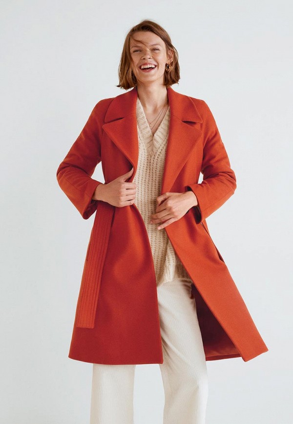 

Пальто Mango, Оранжевый