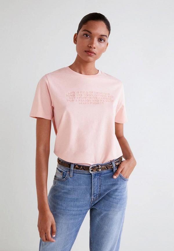 

Футболка Mango, Розовый