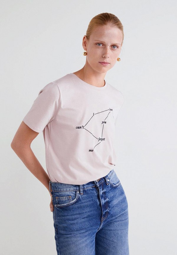 

Футболка Mango, Розовый