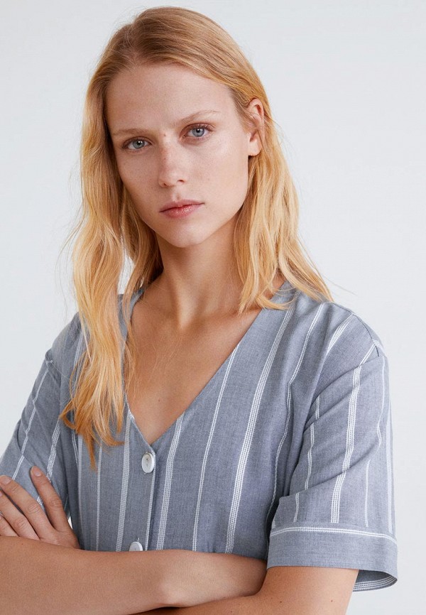 

Платье Mango; Mango MA002EWDFBR8, Синий